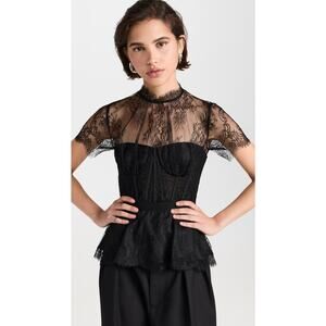 SIMKHAI Kehlani Lace Bustier Top